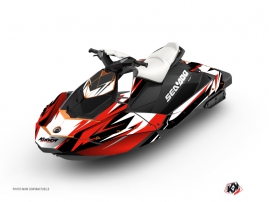 Seadoo Spark Jet-Ski Stage Graphic Kit Red Black