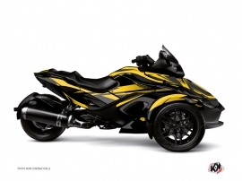 Can Am Spyder RS Roadster Stage Graphic Kit Yellow