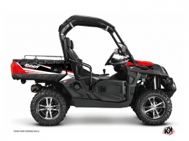 CF Moto U Force 800 UTV Stage Graphic Kit Black Red