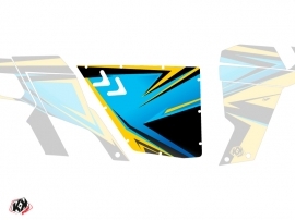 Graphic Kit Doors Standard XRW Stage Can Am Commander 2011-2017 Yellow Blue