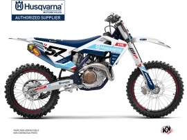 Husqvarna FC 450 Dirt Bike Start Graphic Kit Blue