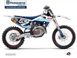 Husqvarna TC 125 Dirt Bike Start Graphic Kit Blue