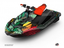 Seadoo Spark Jet-Ski Sunset Graphic Kit Grey Green