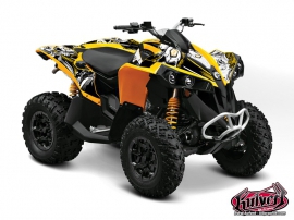 Atv Decal Kit for Can-Am Renegade Red Kit Déco Quad pour 
