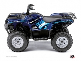 Yamaha 550-700 Grizzly ATV Wild Graphic Kit Blue