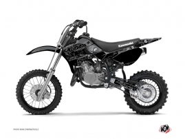 Kawasaki 65 KX Dirt Bike Zombies Dark Graphic Kit Black