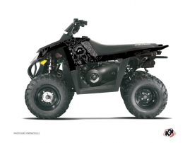 Polaris Scrambler 500 ATV Zombies Dark Graphic Kit Black