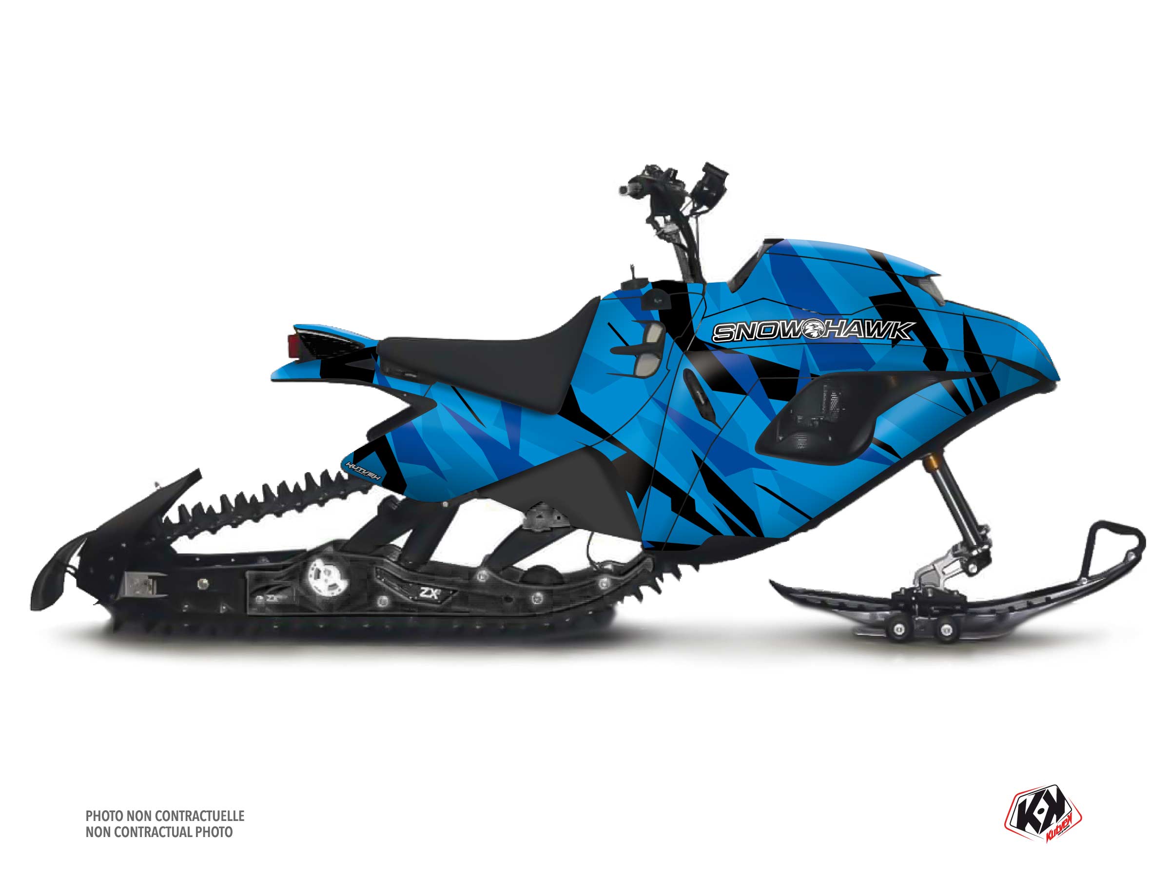 snow hawk snowmobile icecamo serie graphic kit