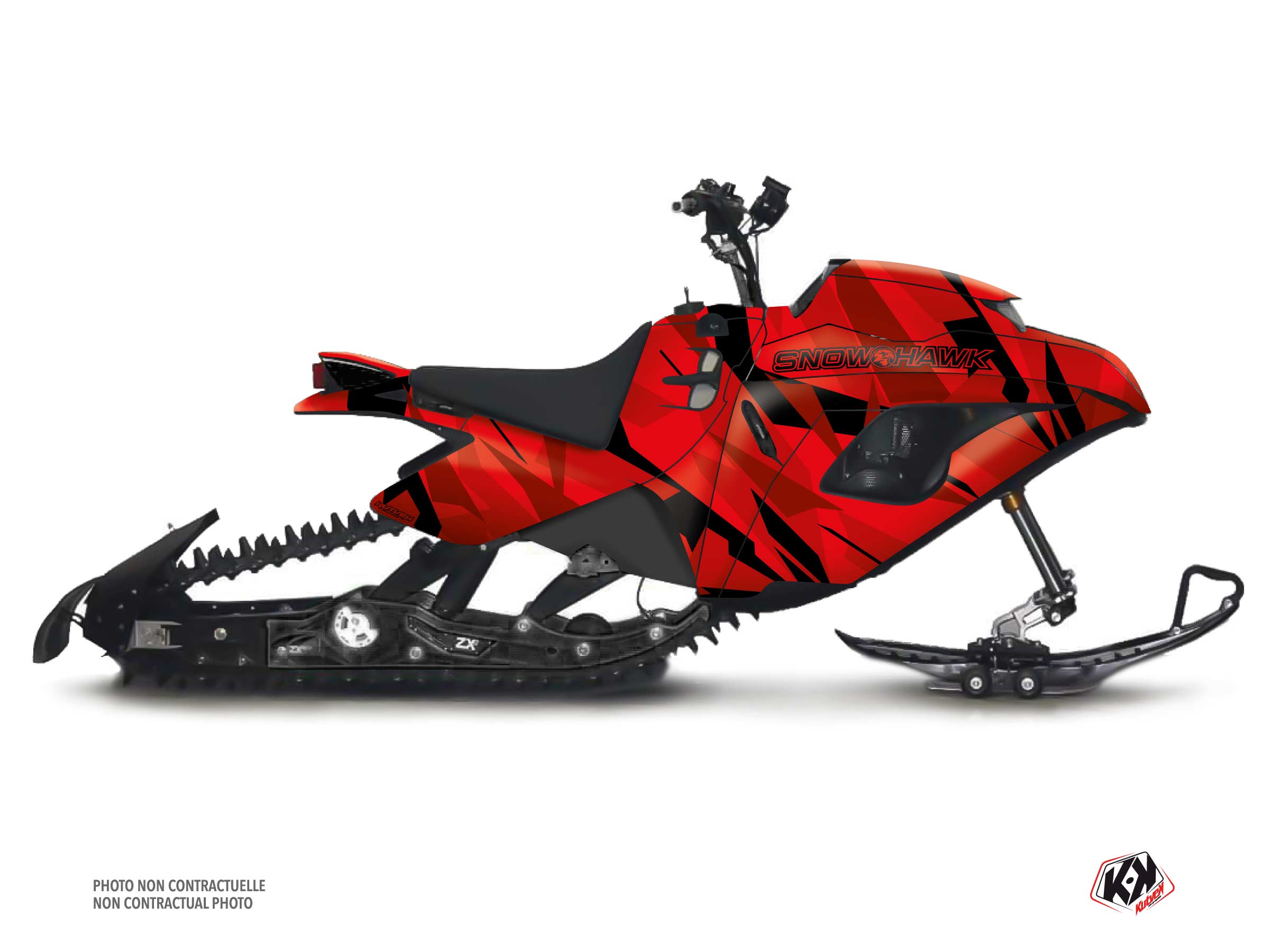 snow hawk snowmobile icecamo serie graphic kit