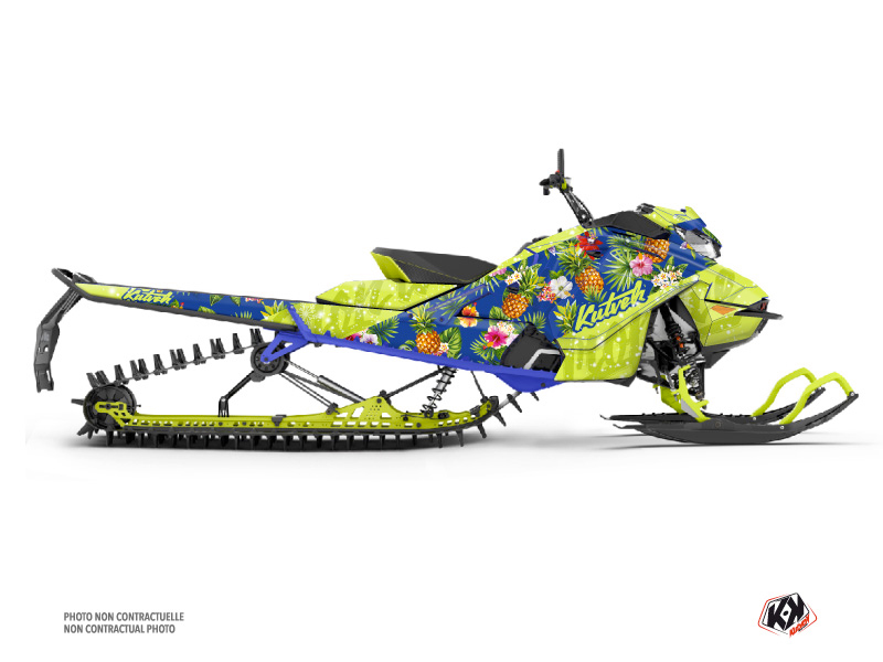 skidoo snowmobile trop'ice serie graphic kit