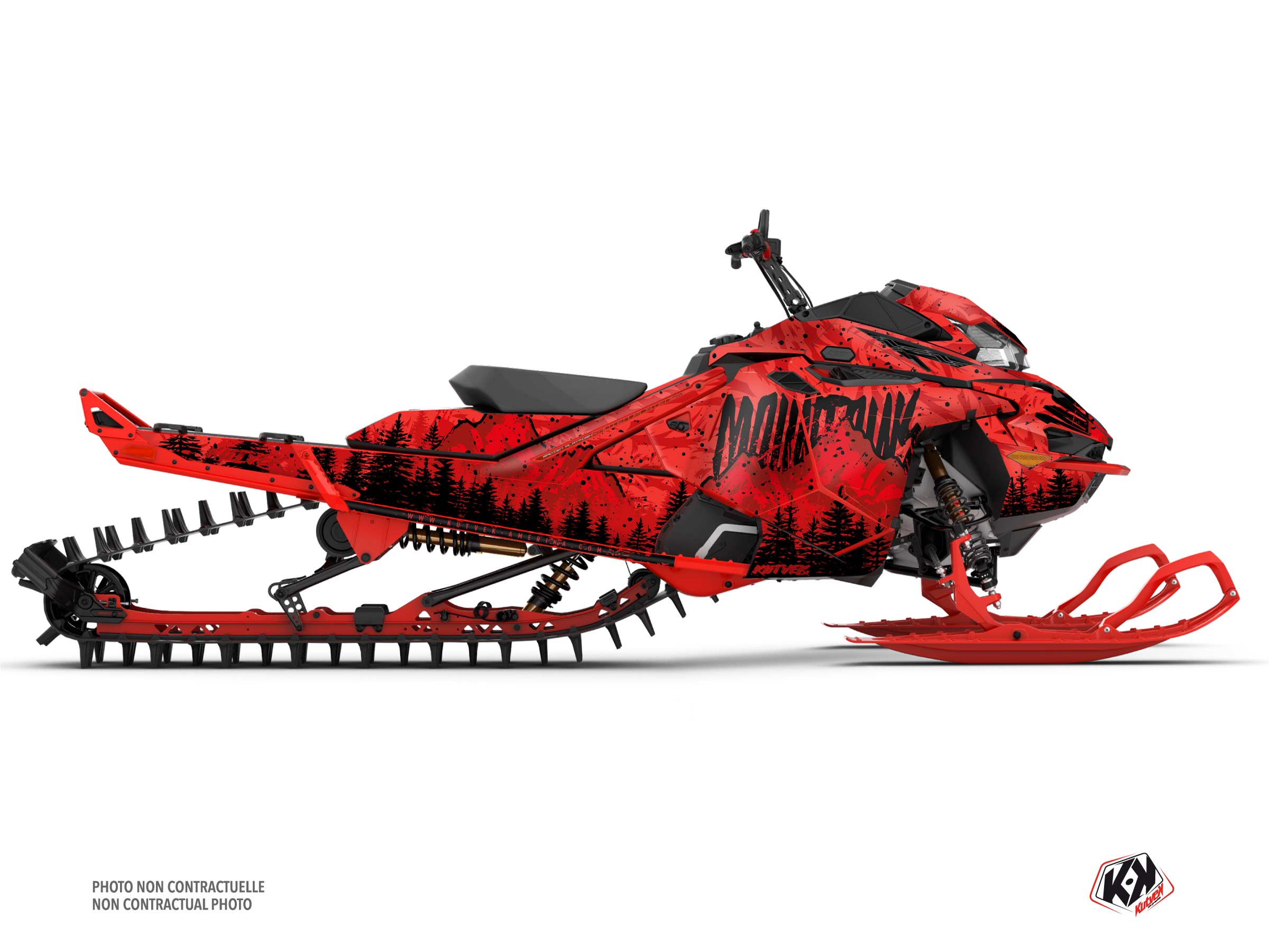 lynx snowmobile backcountry serie graphic kit