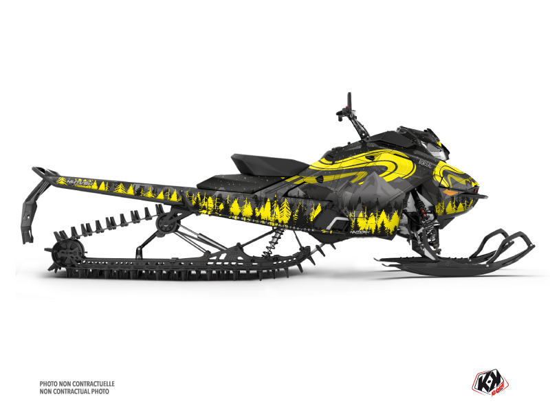 skidoo snowmobile boreal serie graphic kit