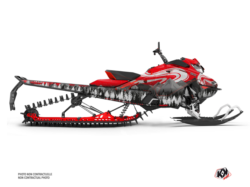 skidoo snowmobile boreal serie graphic kit