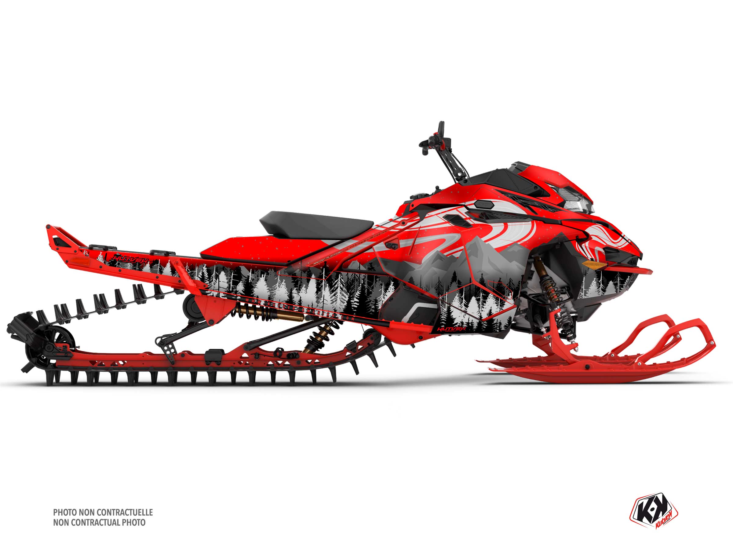 lynx snowmobile boreal serie graphic kit