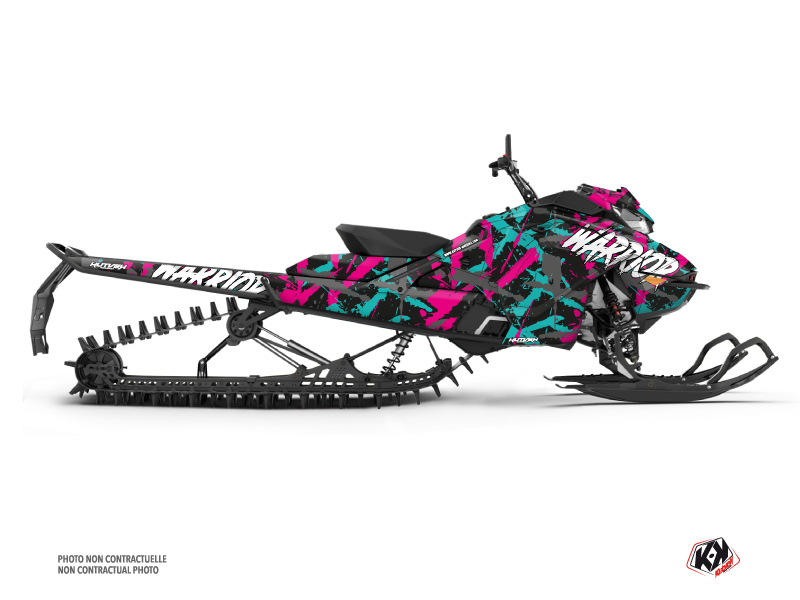 skidoo snowmobile warrior serie graphic kit