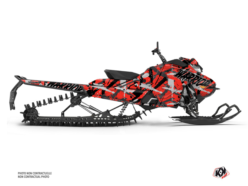 skidoo snowmobile warrior serie graphic kit