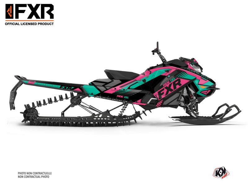 skidoo snowmobile fxr k21 serie graphic kit