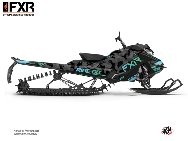 skidoo snowmobile fxr k21.2 serie graphic kit