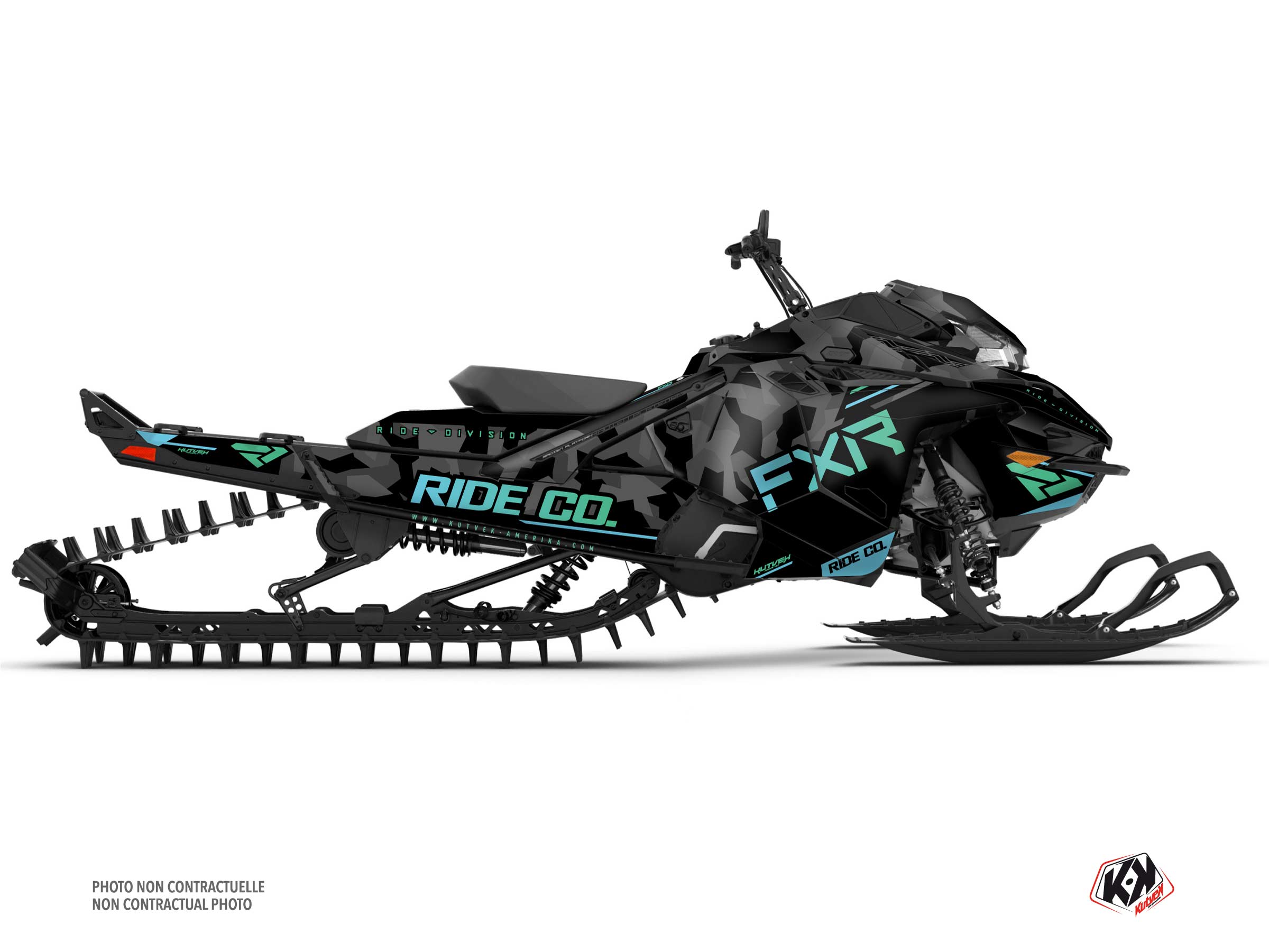 lynx snowmobile fxr k21.2 serie graphic kit