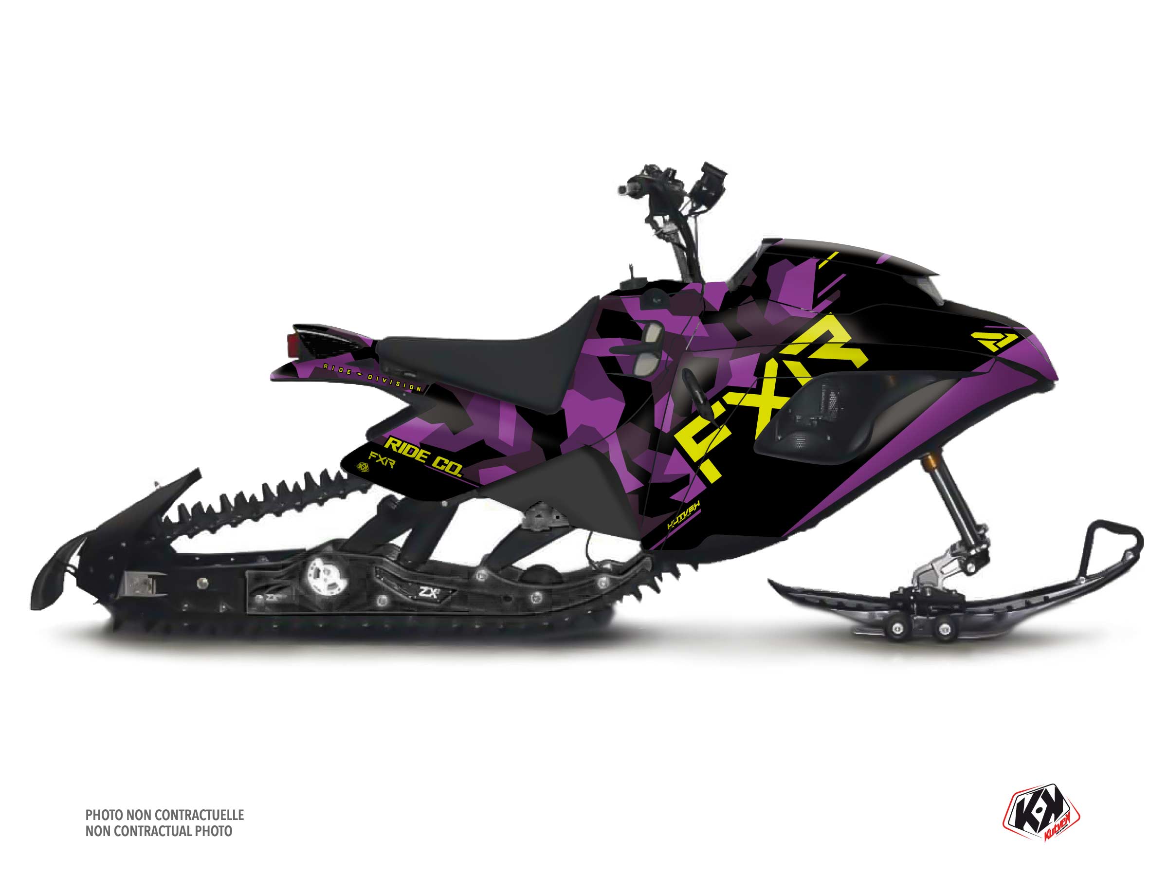 snow hawk snowmobile fxr k21.2 serie graphic kit