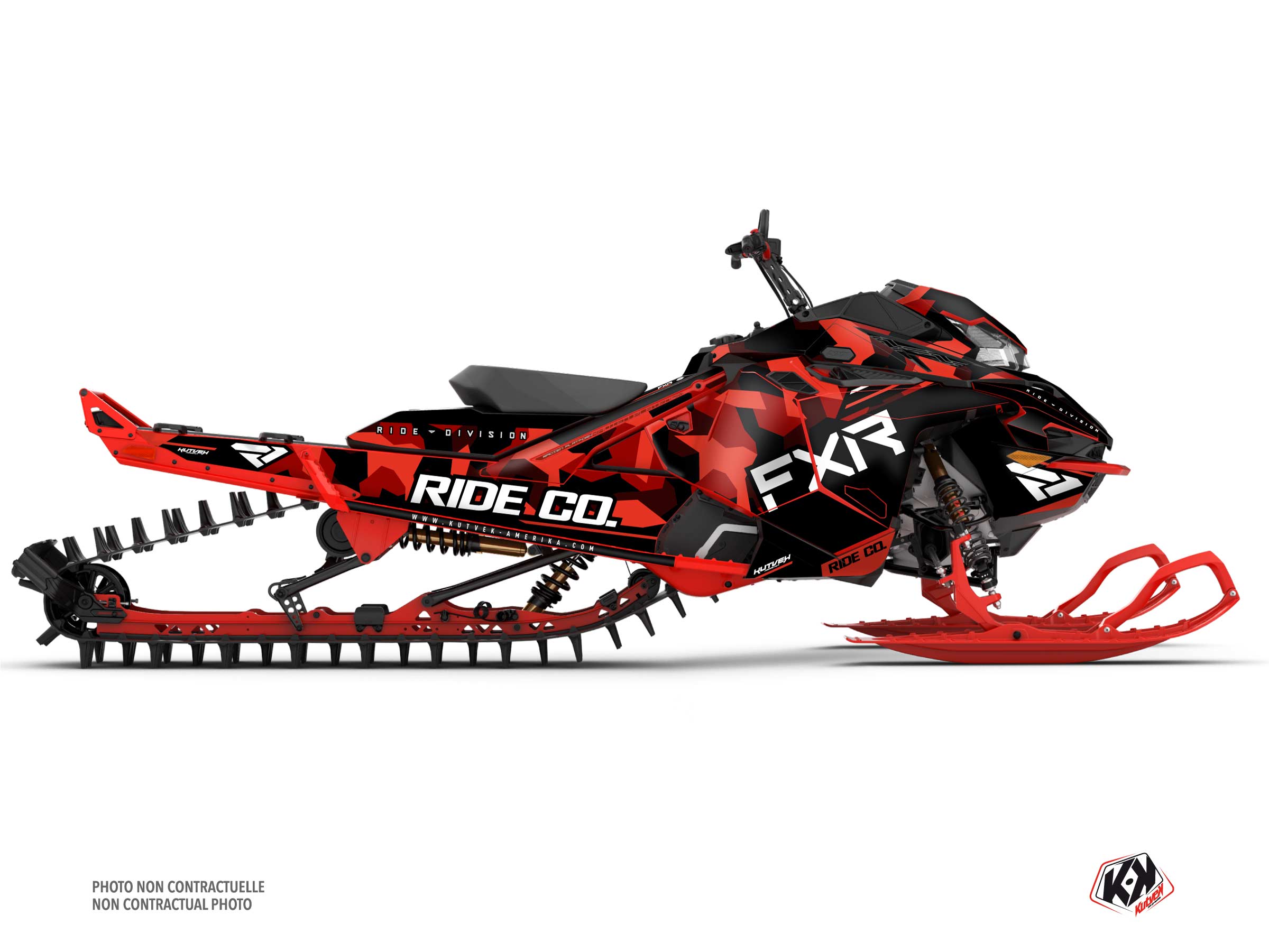 lynx snowmobile fxr k21.2 serie graphic kit