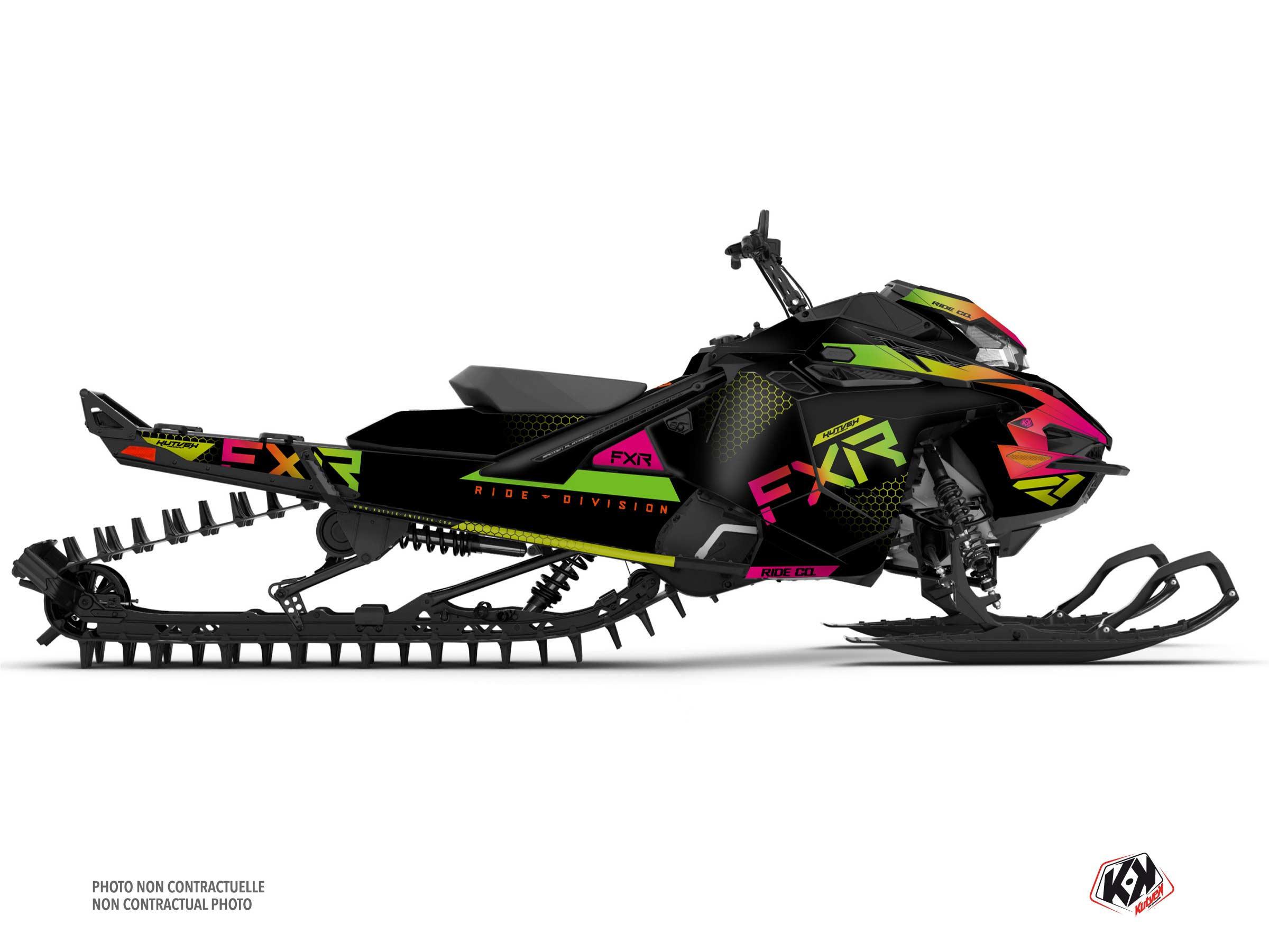 lynx snowmobile fxr k21.3 serie graphic kit