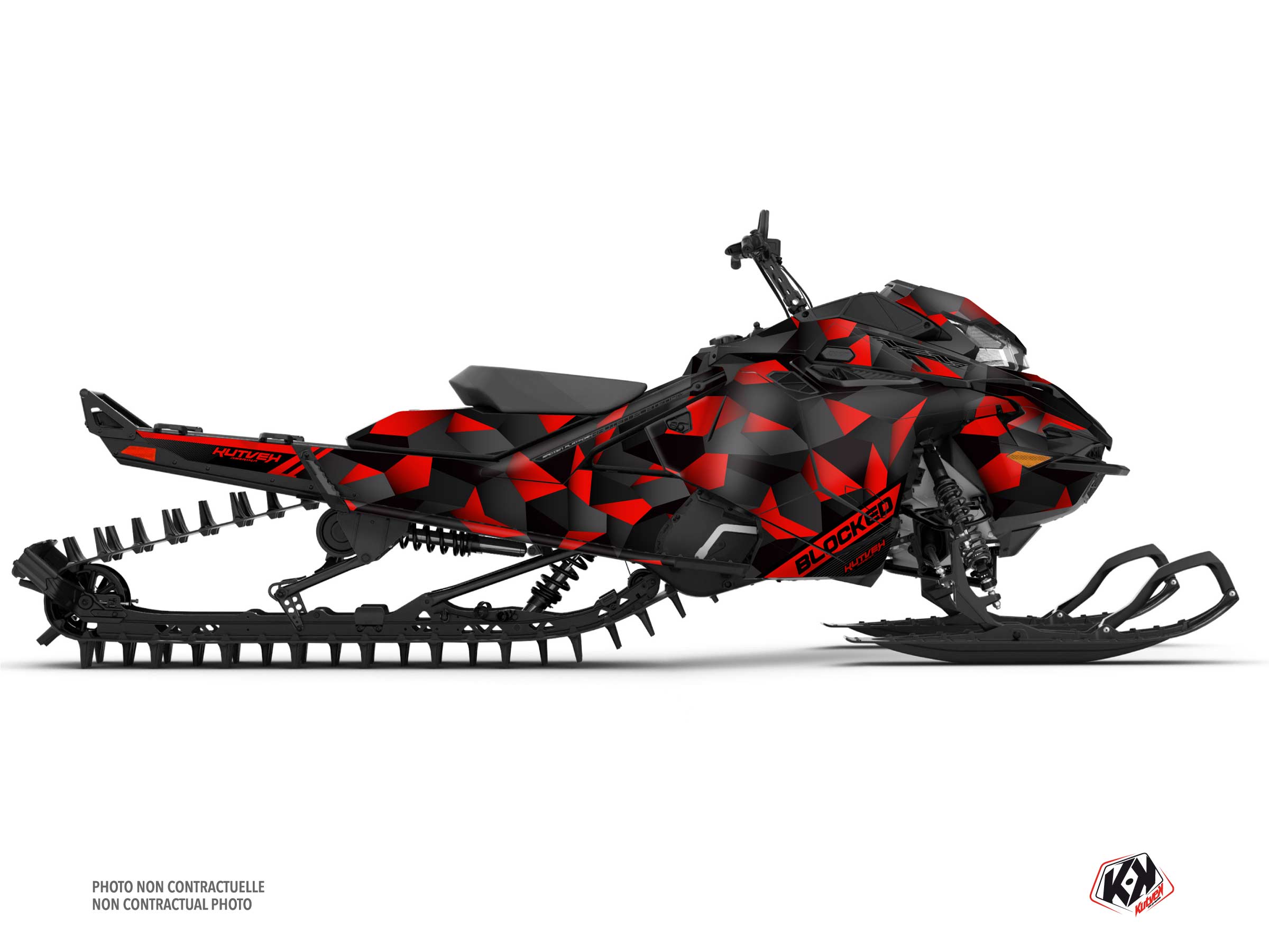 lynx snowmobile blocked serie graphic kit