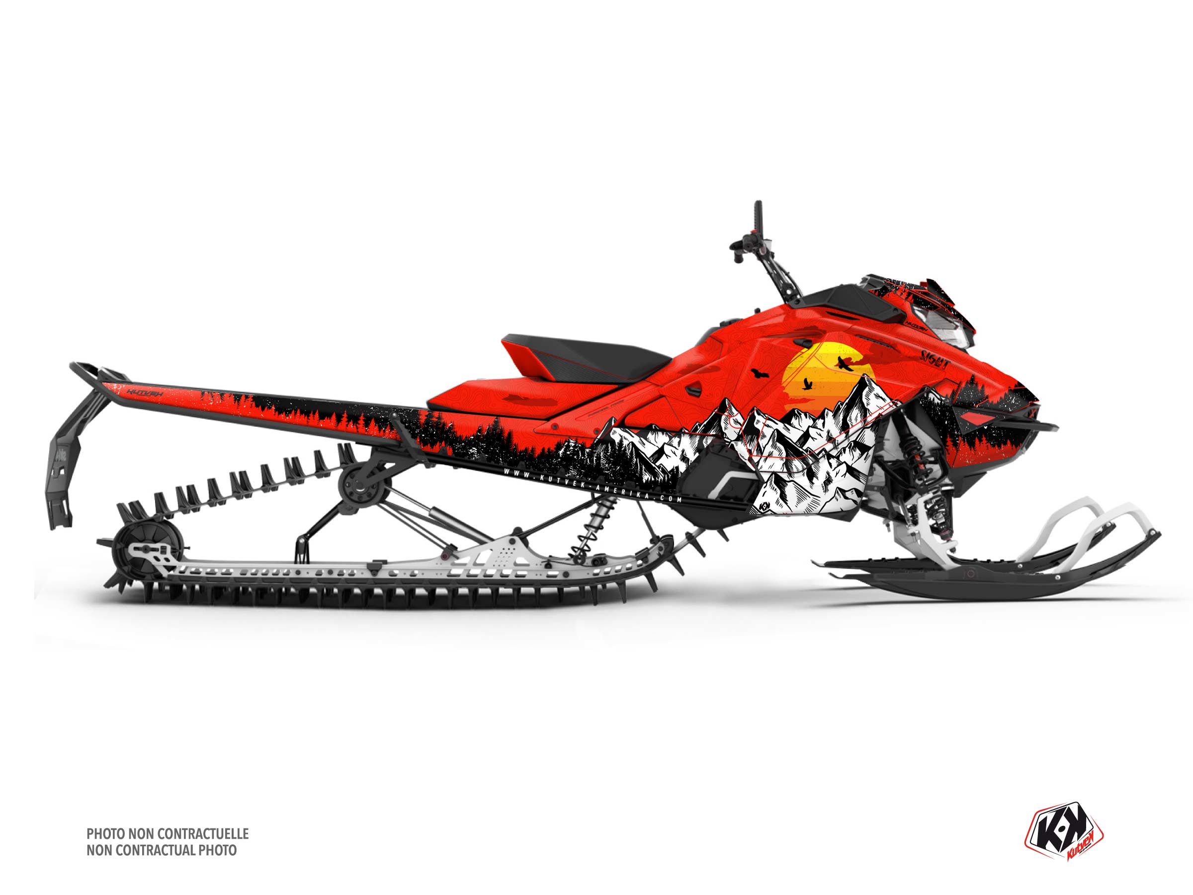 skidoo snowmobile sight serie graphic kit