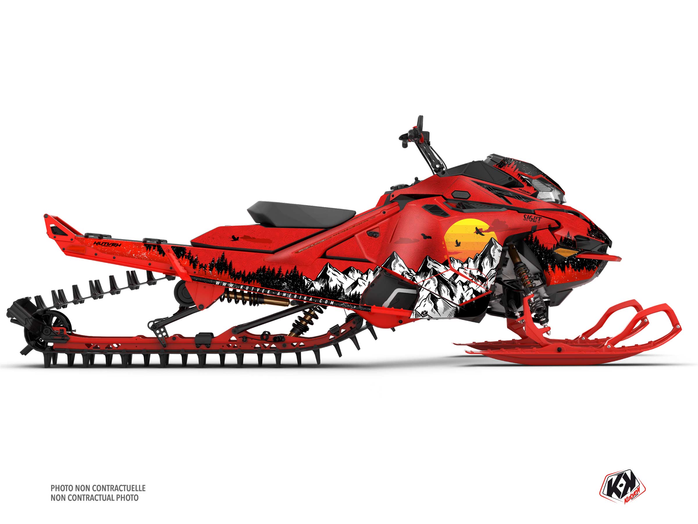 lynx snowmobile sight serie graphic kit