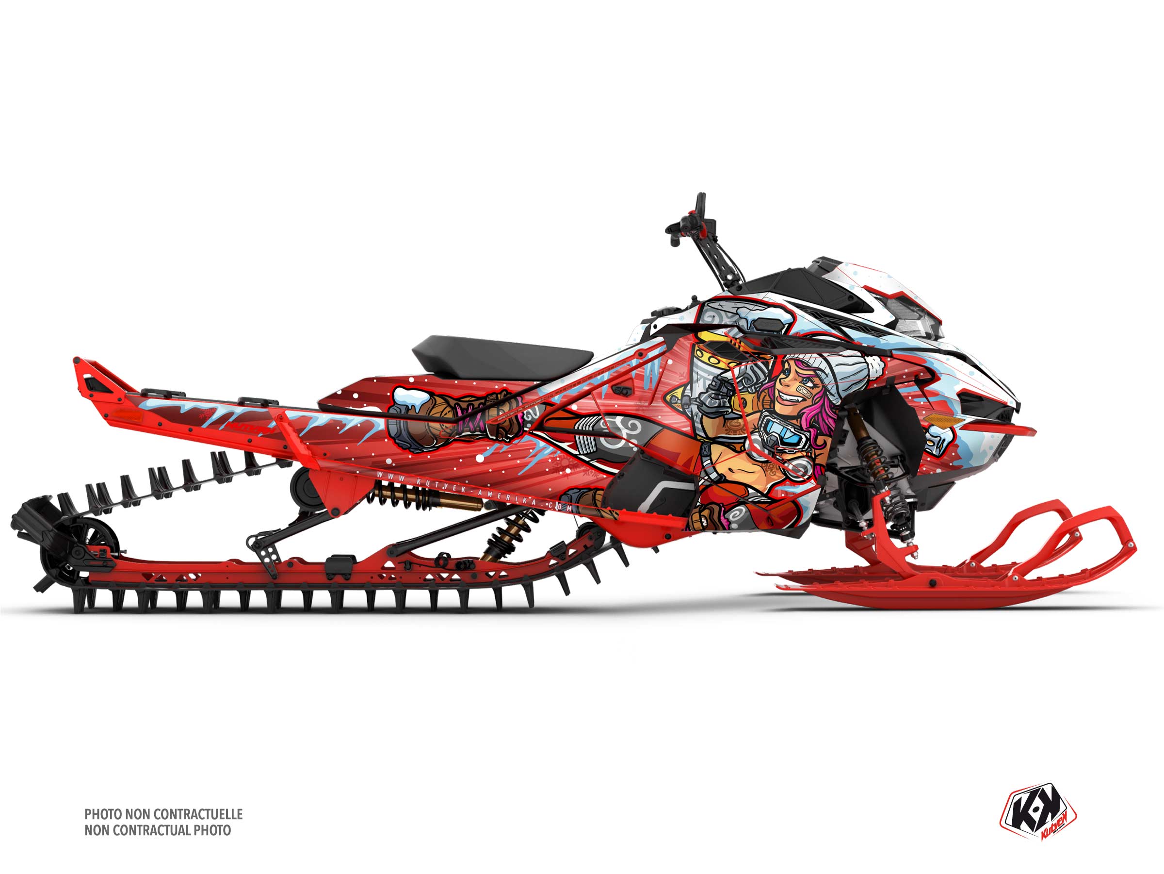 lynx snowmobile xena serie graphic kit
