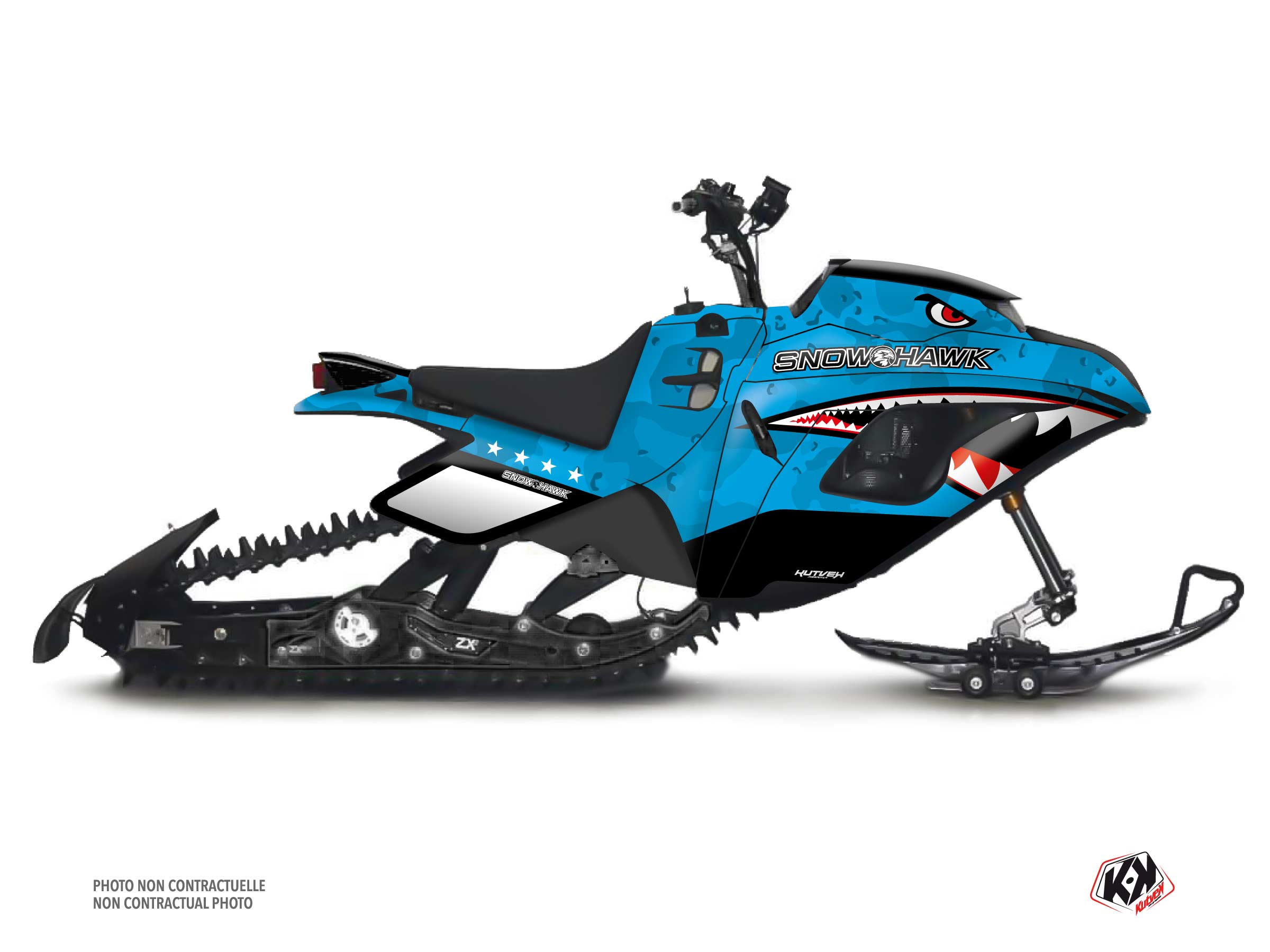 snow hawk snowmobile fleet serie graphic kit