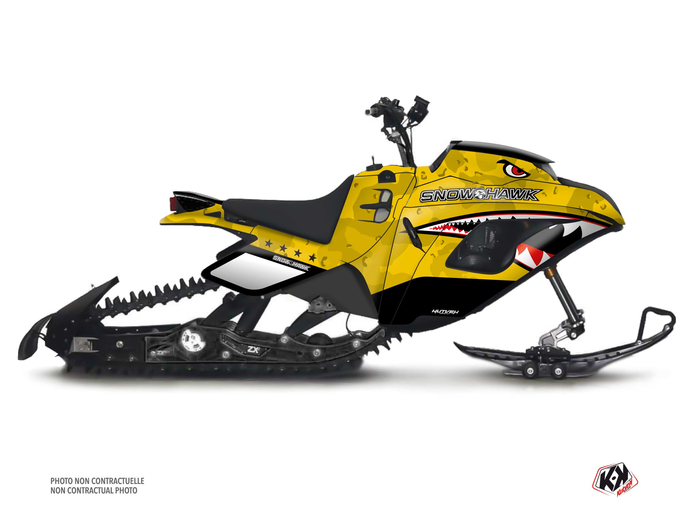 snow hawk snowmobile fleet serie graphic kit