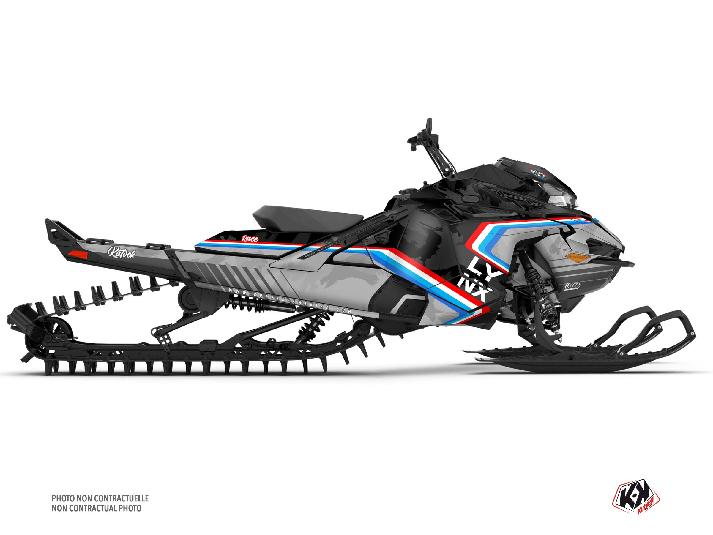lynx snowmobile race serie graphic kit
